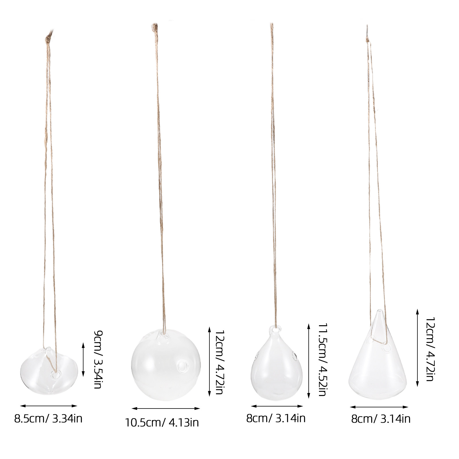 4 stuks glazen hangplantenbakk - Propagation Station Vase recensie en prijs